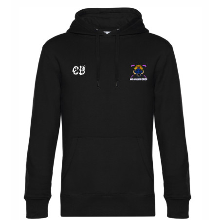 Sweat à capuche les cochons bleus de Bressuire