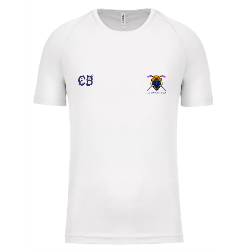 T-shirt sport les cochons bleus de Bressuire