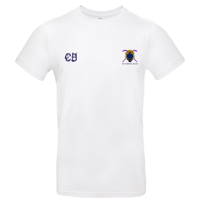 T-shirt coton les cochons bleus de Bressuire