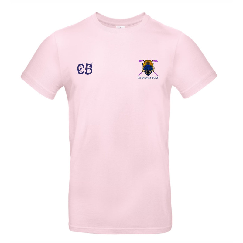 T-shirt coton les cochons bleus de Bressuire